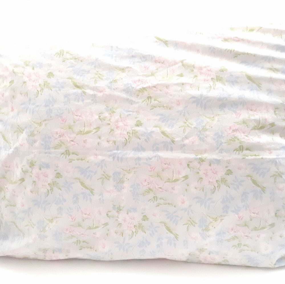 LANZ of SALZBURG Pillowcase - Hummingbird pattern, Lilac, Blue Birds